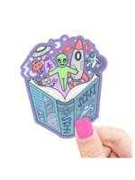 Turtle's Soup Sci-Fi Novel Sticker