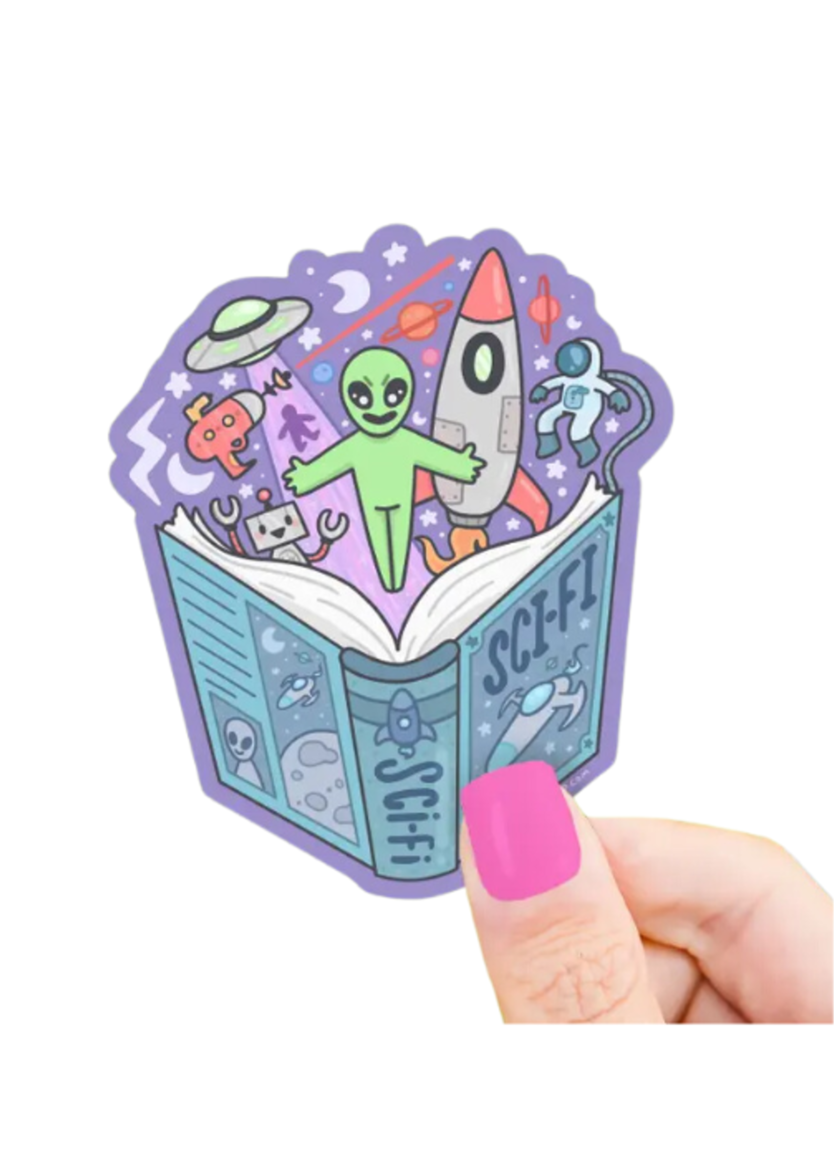 Turtle's Soup Sci-Fi Novel Sticker