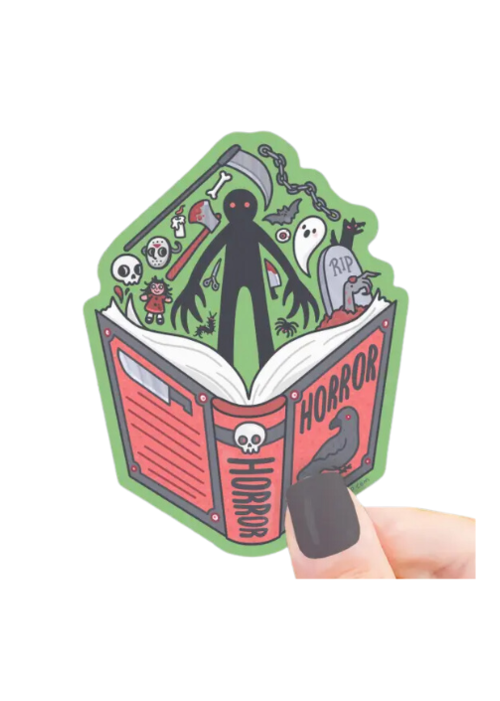 Turtle's Soup Horror Novel Sticker