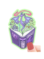 Turtle's Soup Fantasy Novel Sticker