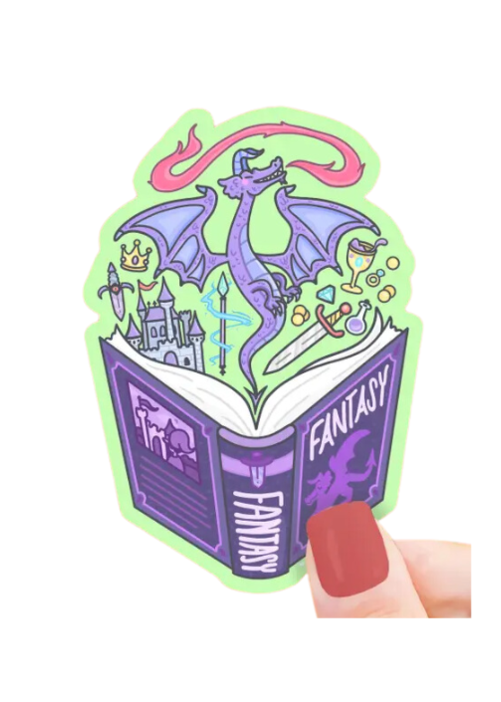 Turtle's Soup Fantasy Novel Sticker