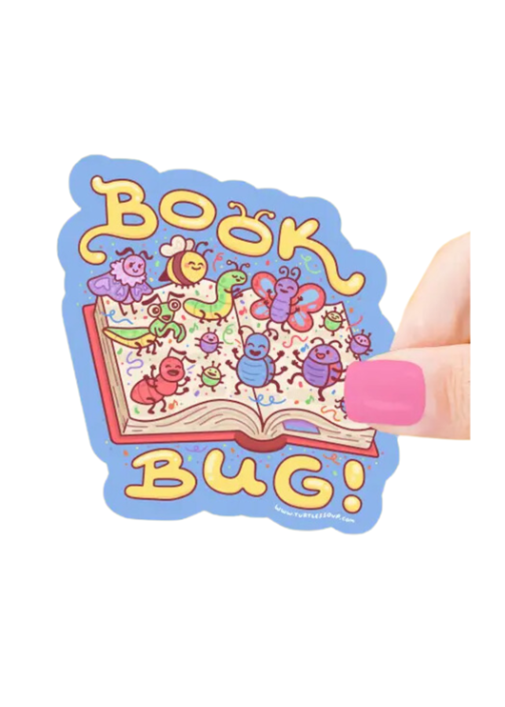Turtle's Soup Book Bug Sticker