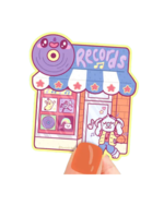 Turtle's Soup Record Store Sticker