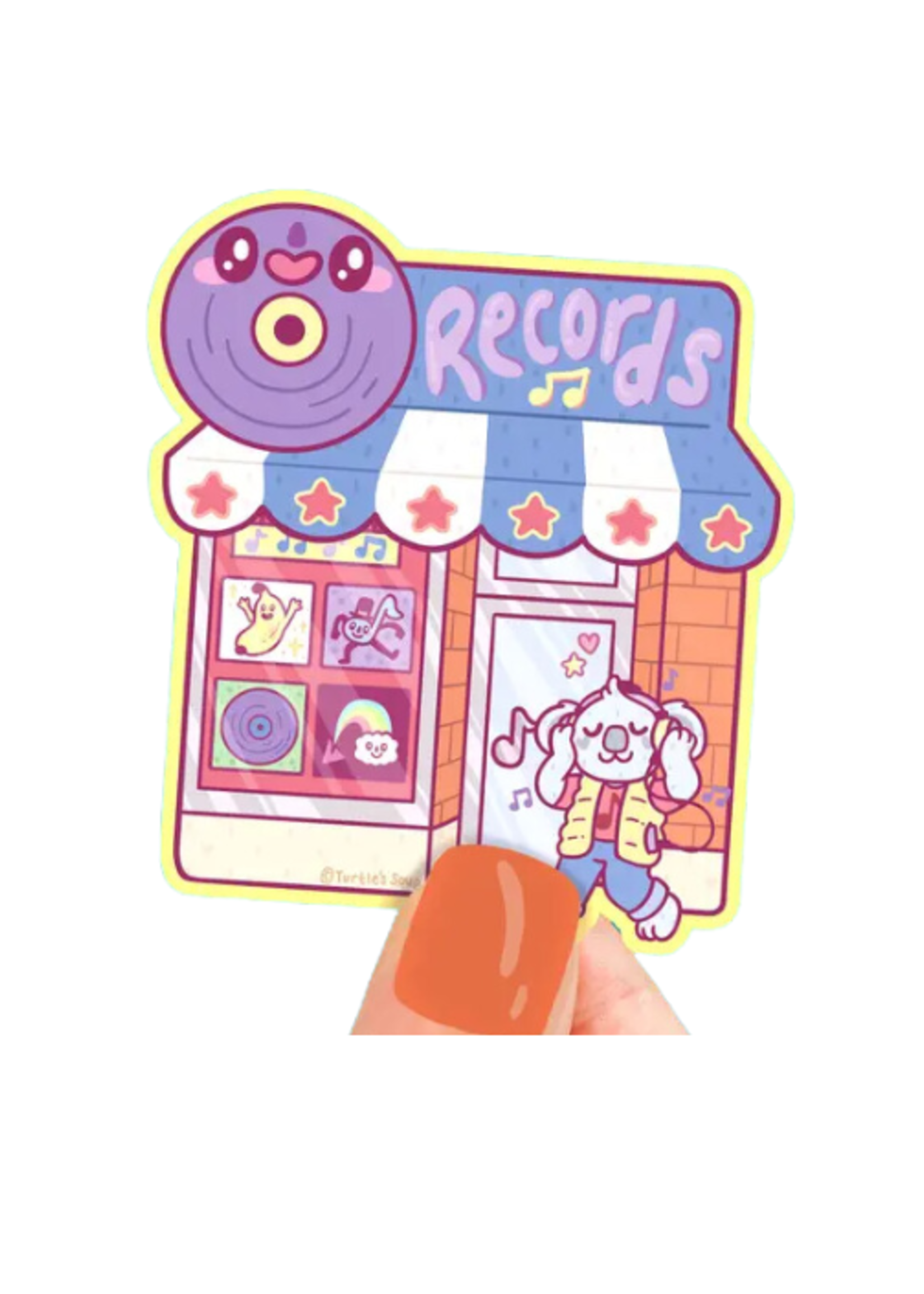 Turtle's Soup Record Store Sticker