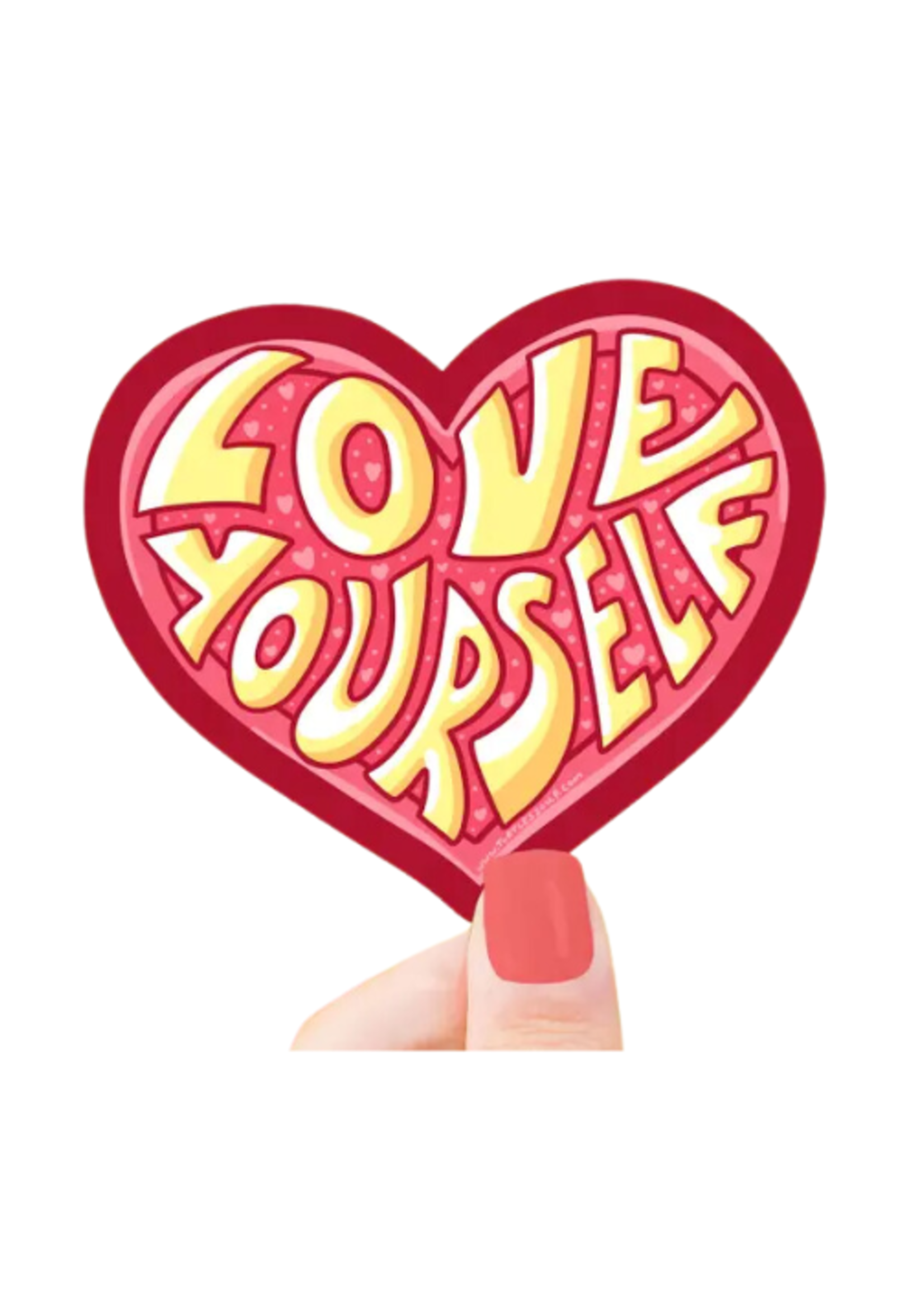 Turtle's Soup Love Yourself Heart Sticker