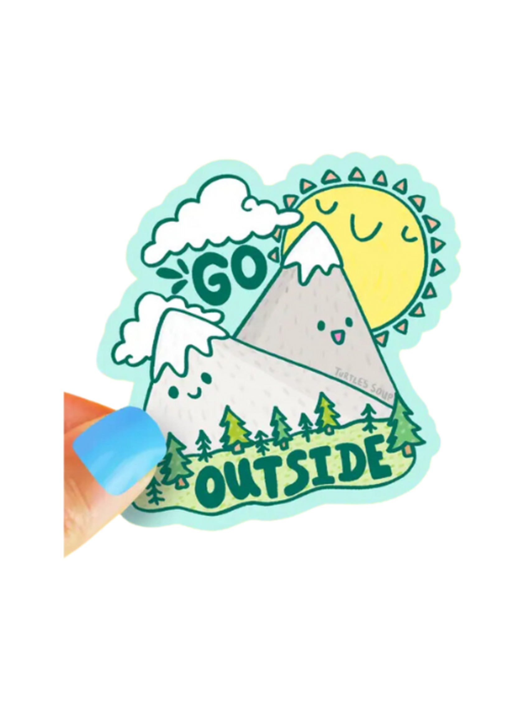 Turtle's Soup Go Outside Sticker