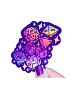 Turtle's Soup D20 Holographic Sticker
