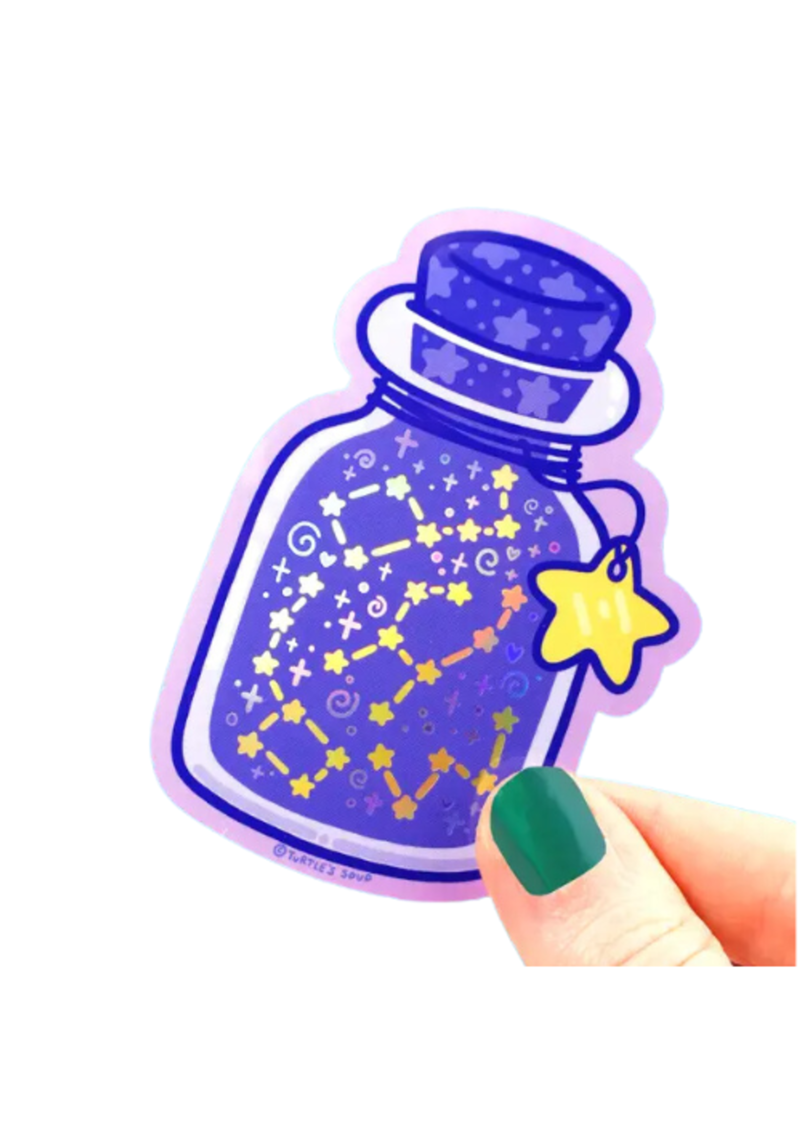 Turtle's Soup Bottle of Stars Stickers