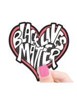 Turtle's Soup BLM Heart Sticker