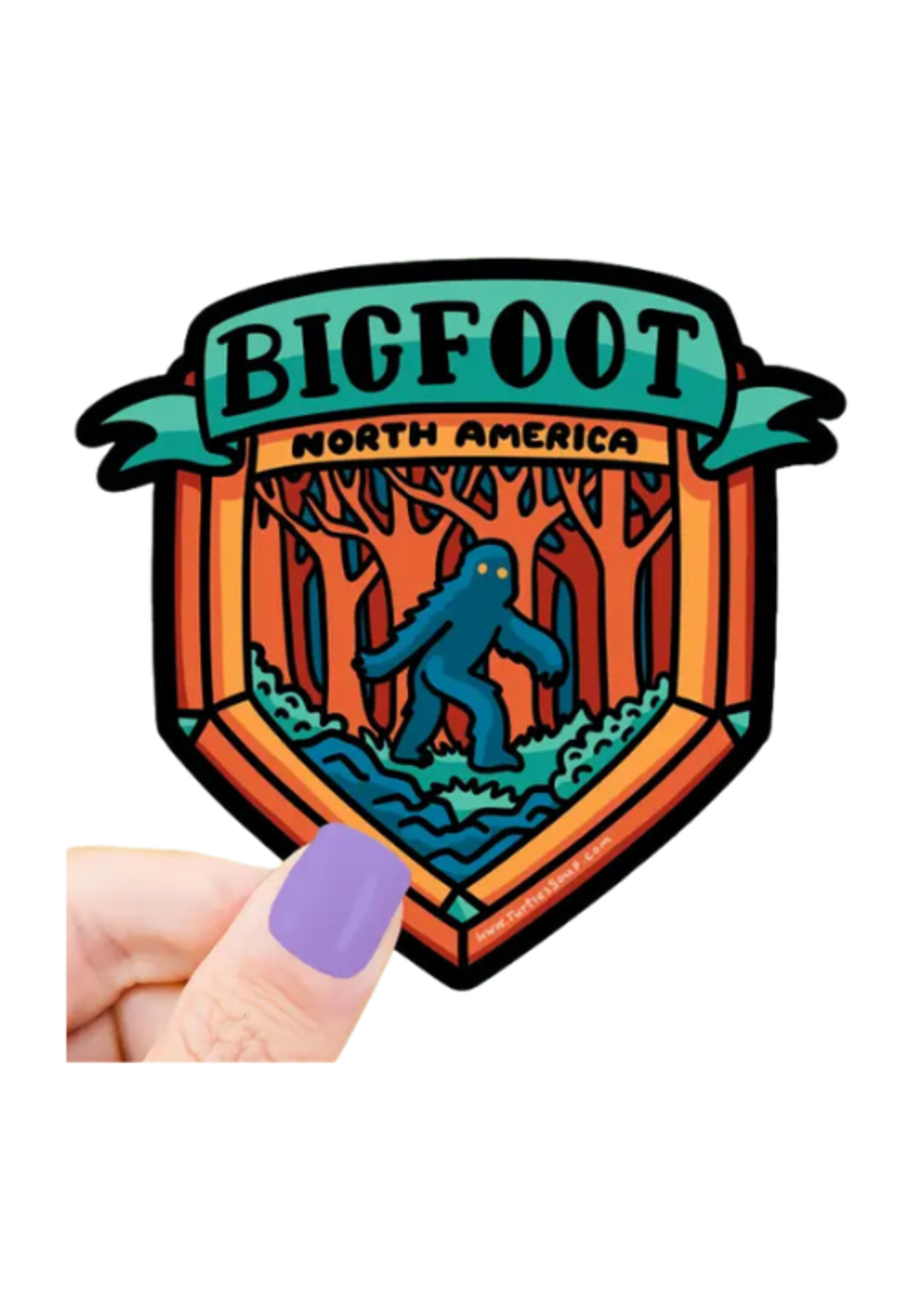 Turtle's Soup Bigfoot Location Sticker