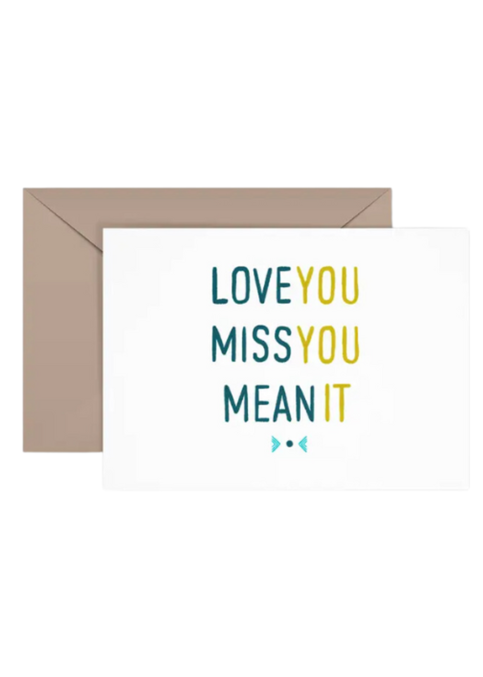 Queen Fayzel Love / Miss You Card - Love You Miss You