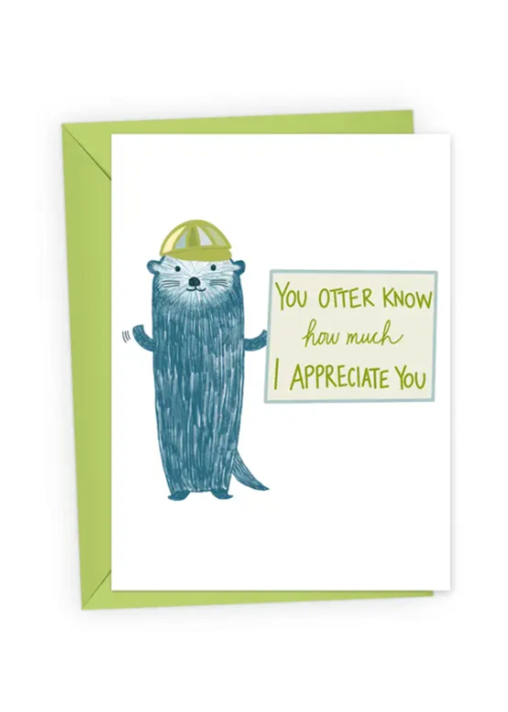 Queen Fayzel Thank You Card - Otter Appreciation