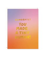 odd daughter paper co. Baby Card - Tiny Human