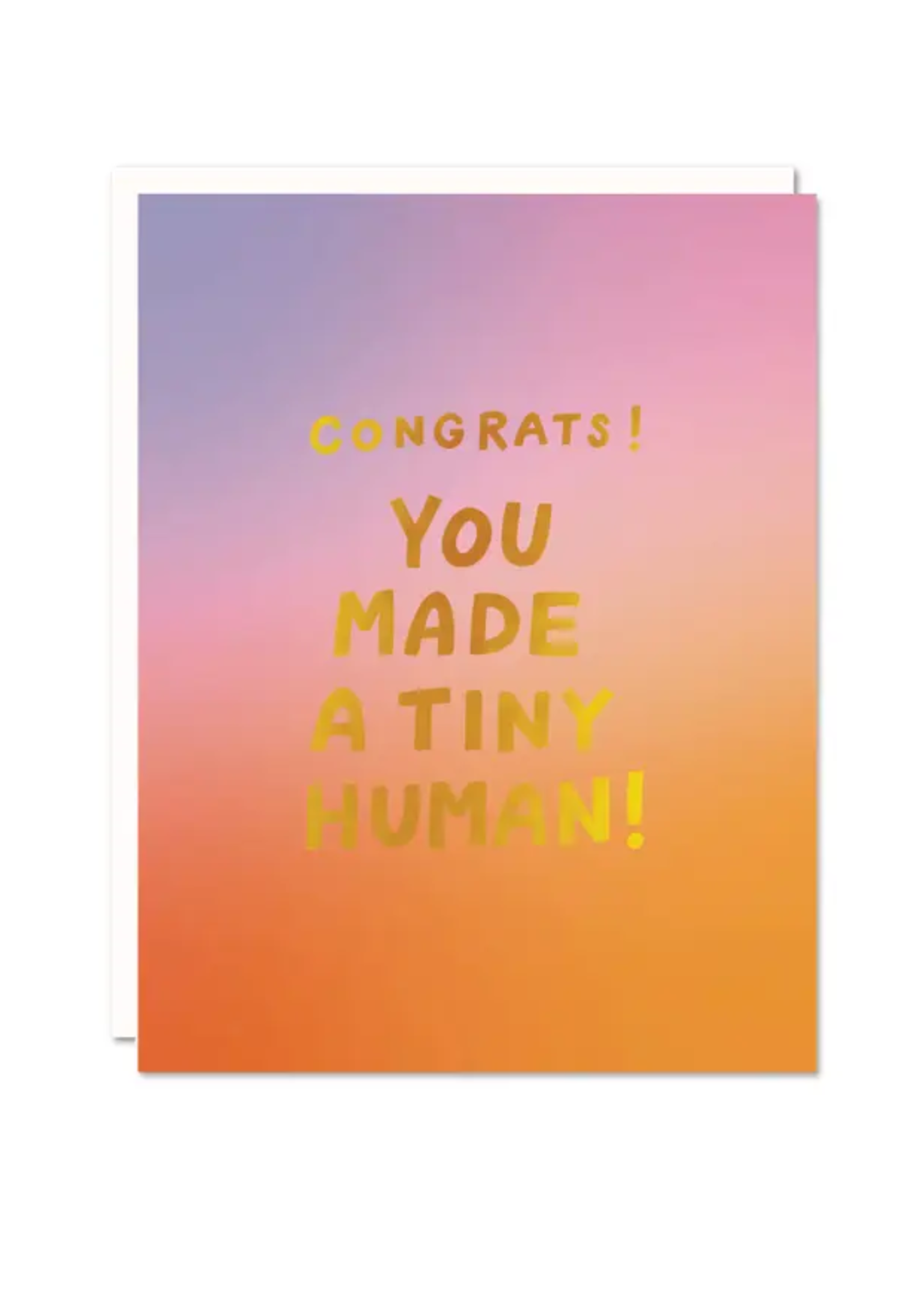 odd daughter paper co. Baby Card - Tiny Human