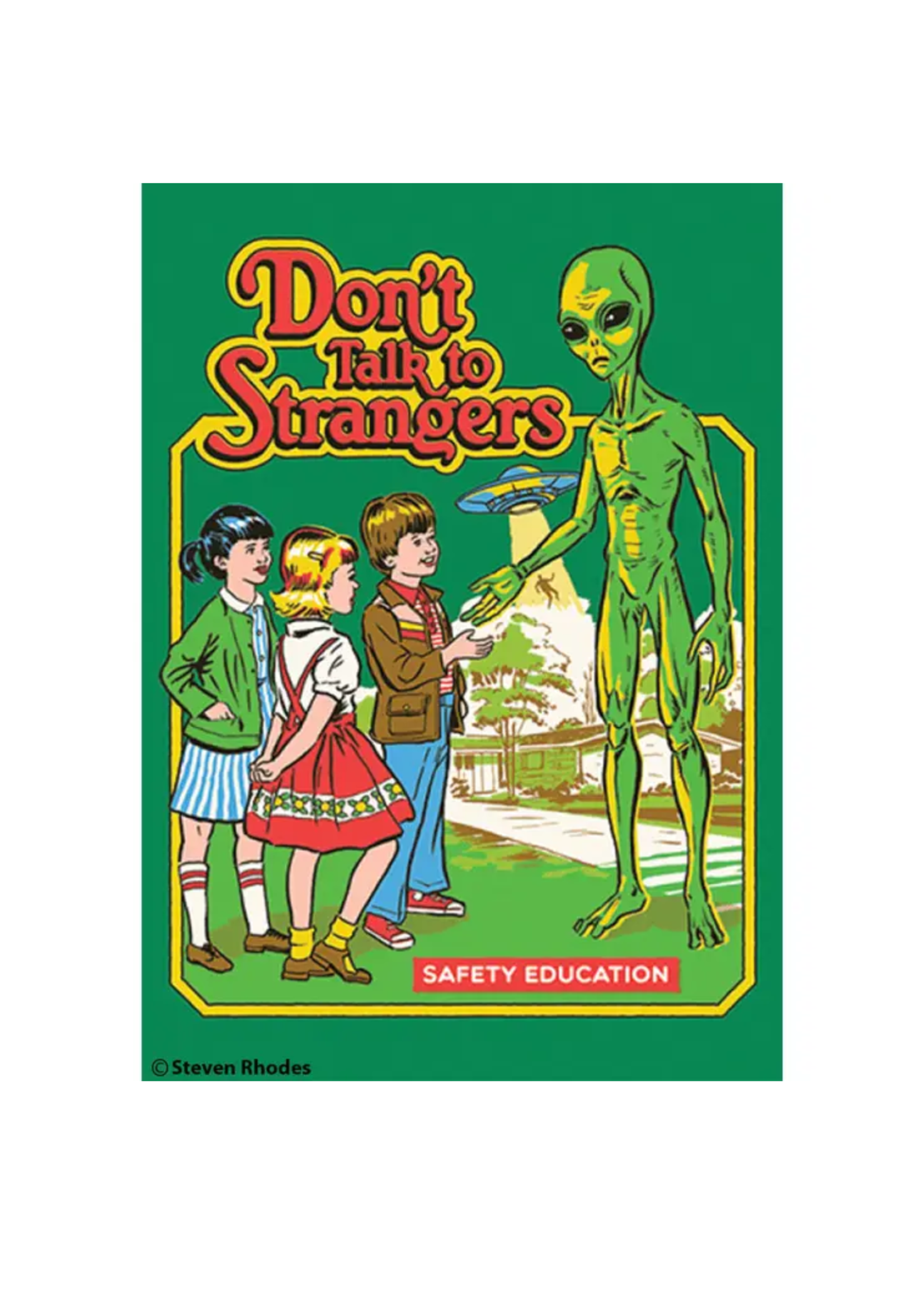 Ephemera Don't Talk to Strangers Magnet