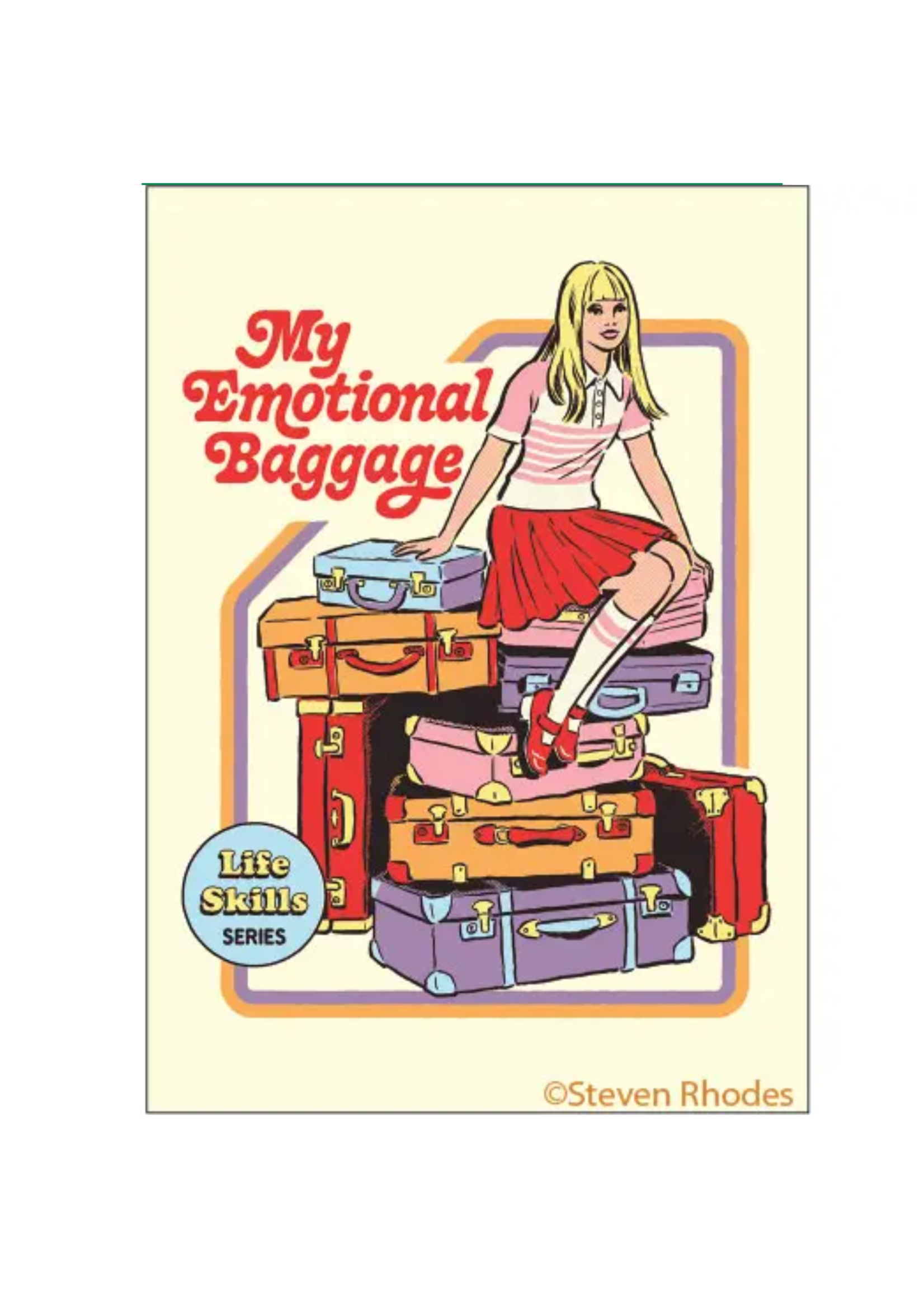 Ephemera My Emotional Baggage Magnet
