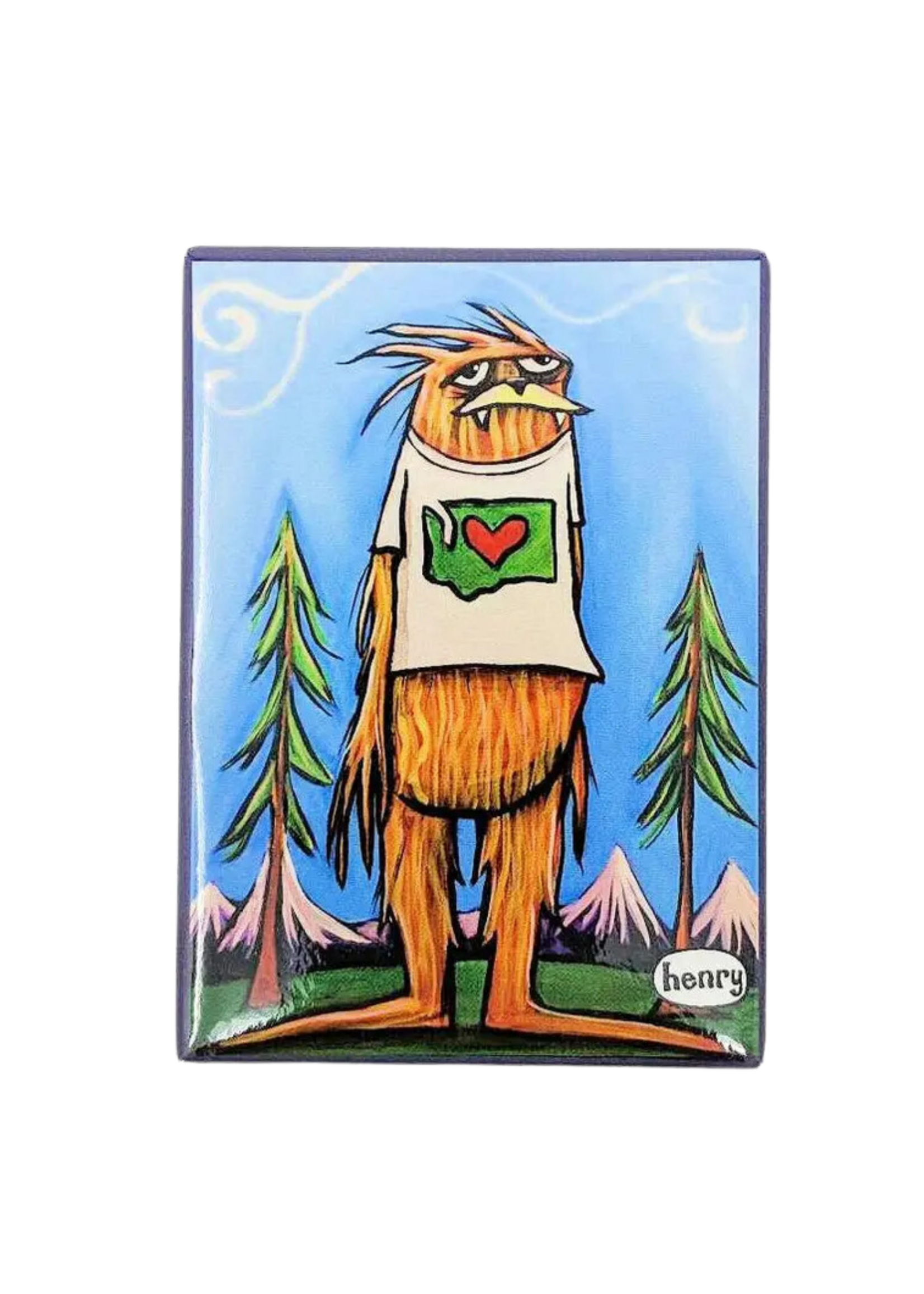 It's A Henry Sasquatch in WA Magnet