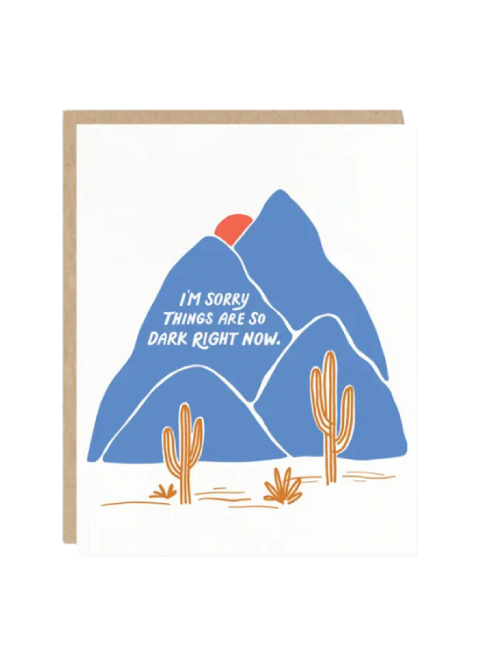 odd daughter paper co. Sympathy Card - Dark Right Now