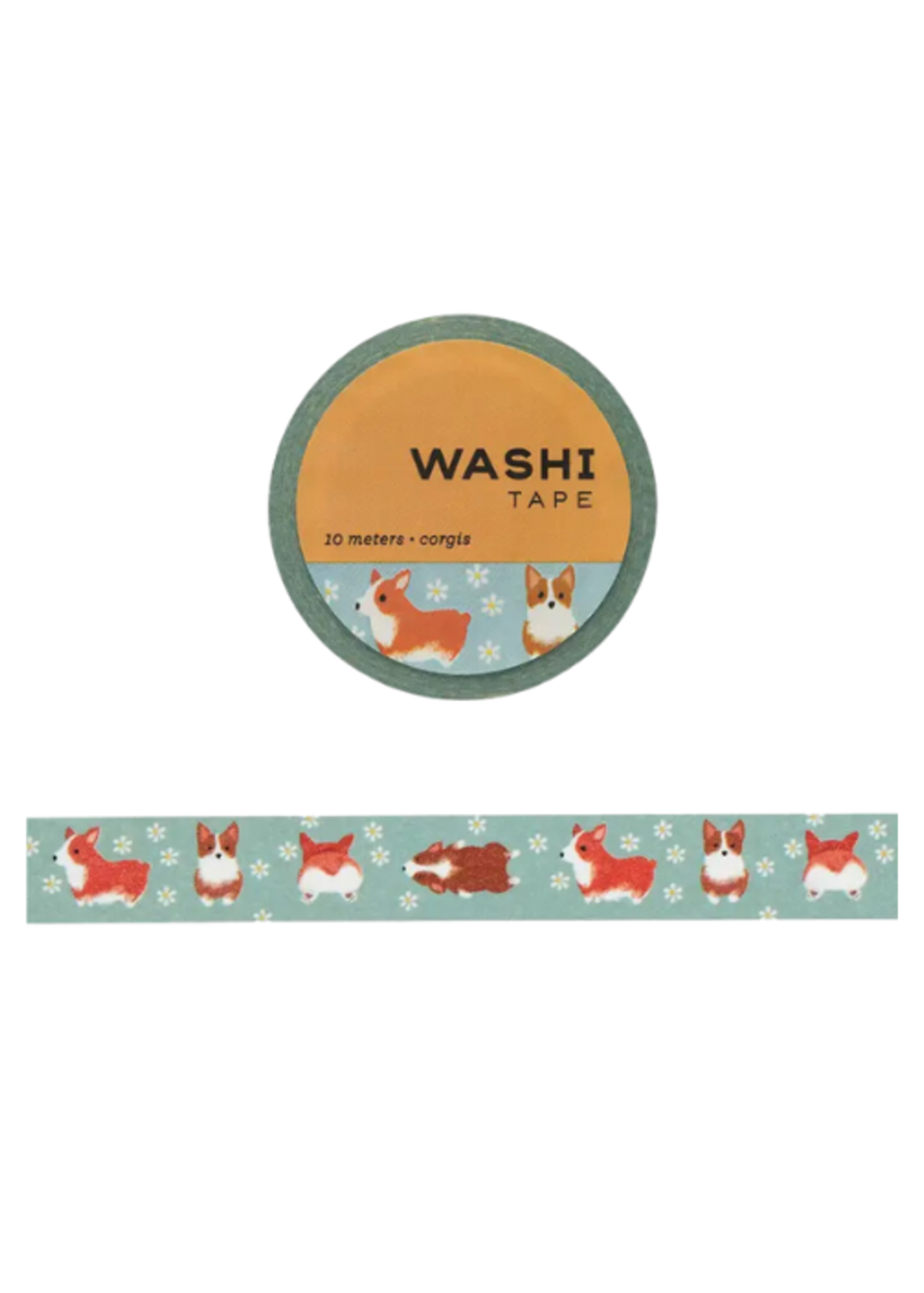 Girl of All Work Corgis Washi Tape