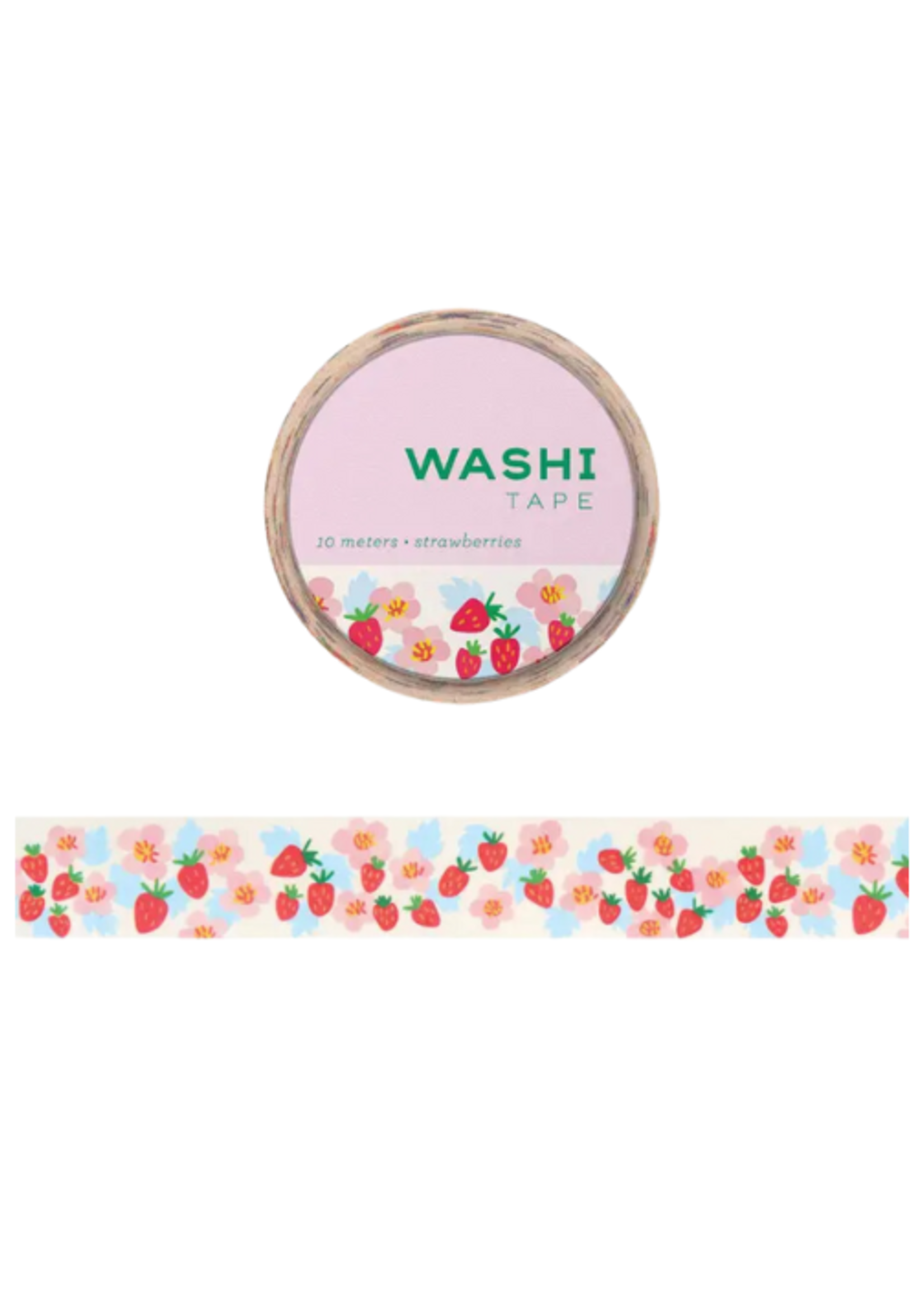 Girl of All Work Strawberries Washi Tape
