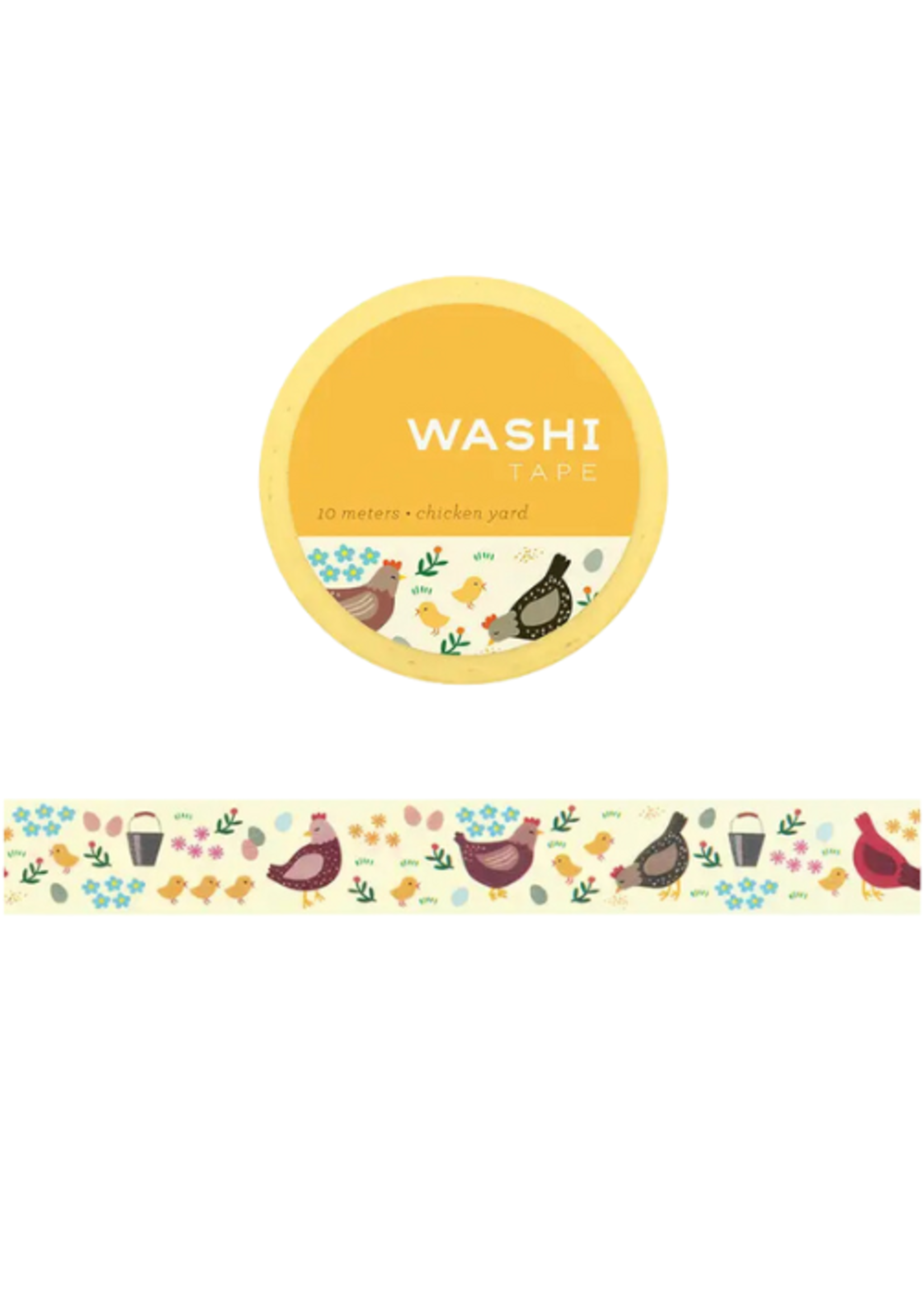 Girl of All Work Chicken Yard Washi Tape