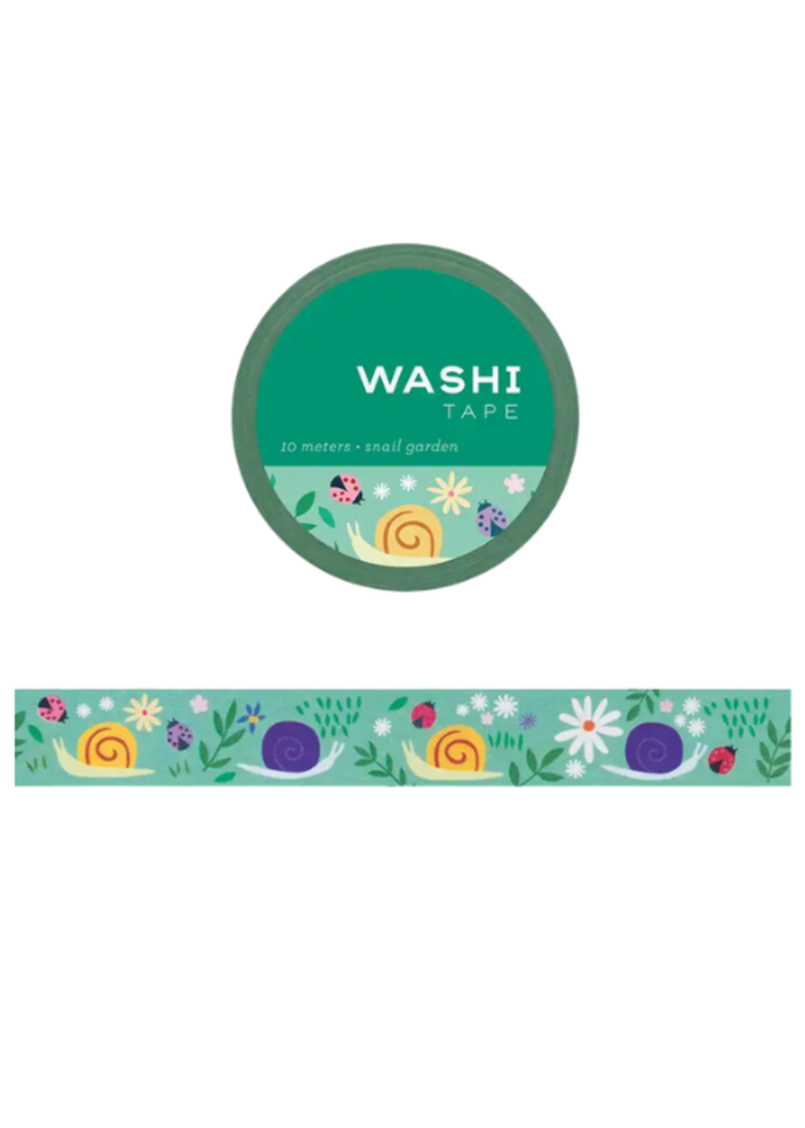 Girl of All Work Snail Garden Washi Tape