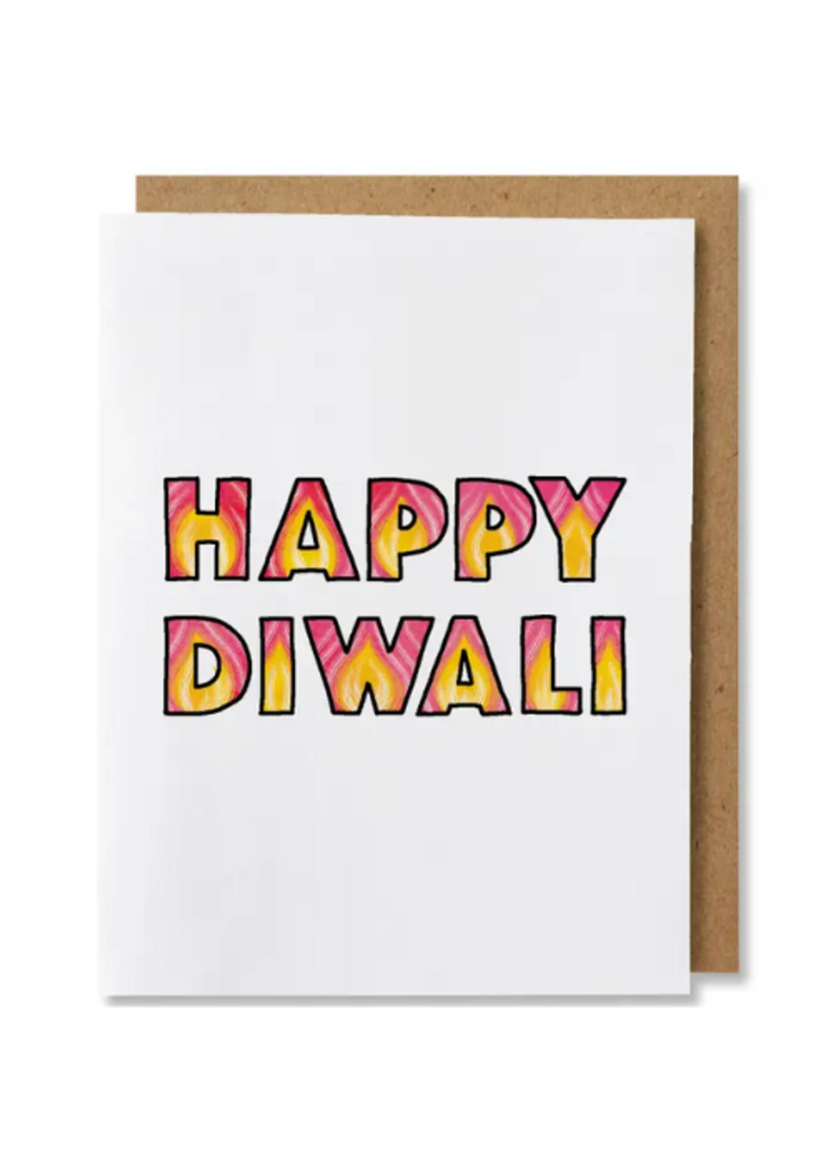NANU Studios Diwali Card - Happy Diwali Typography