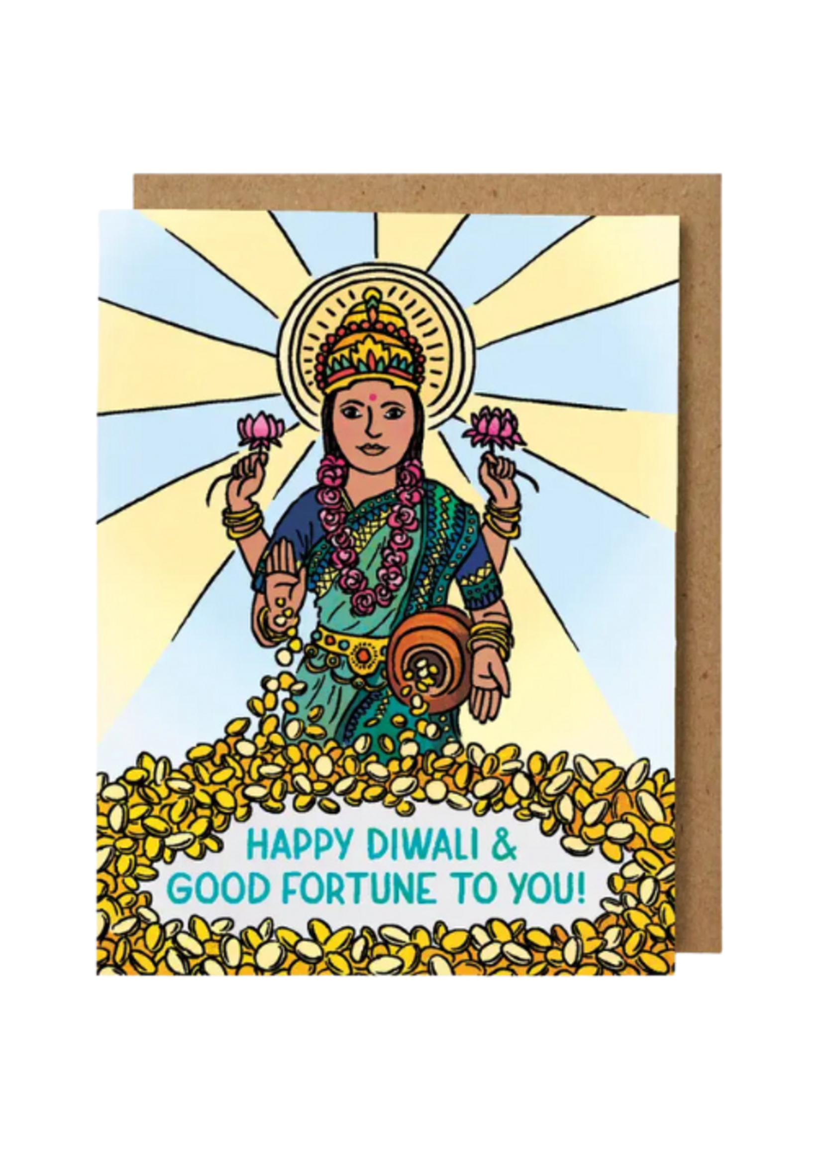 NANU Studios Diwali Card - Diwali Good Fortune