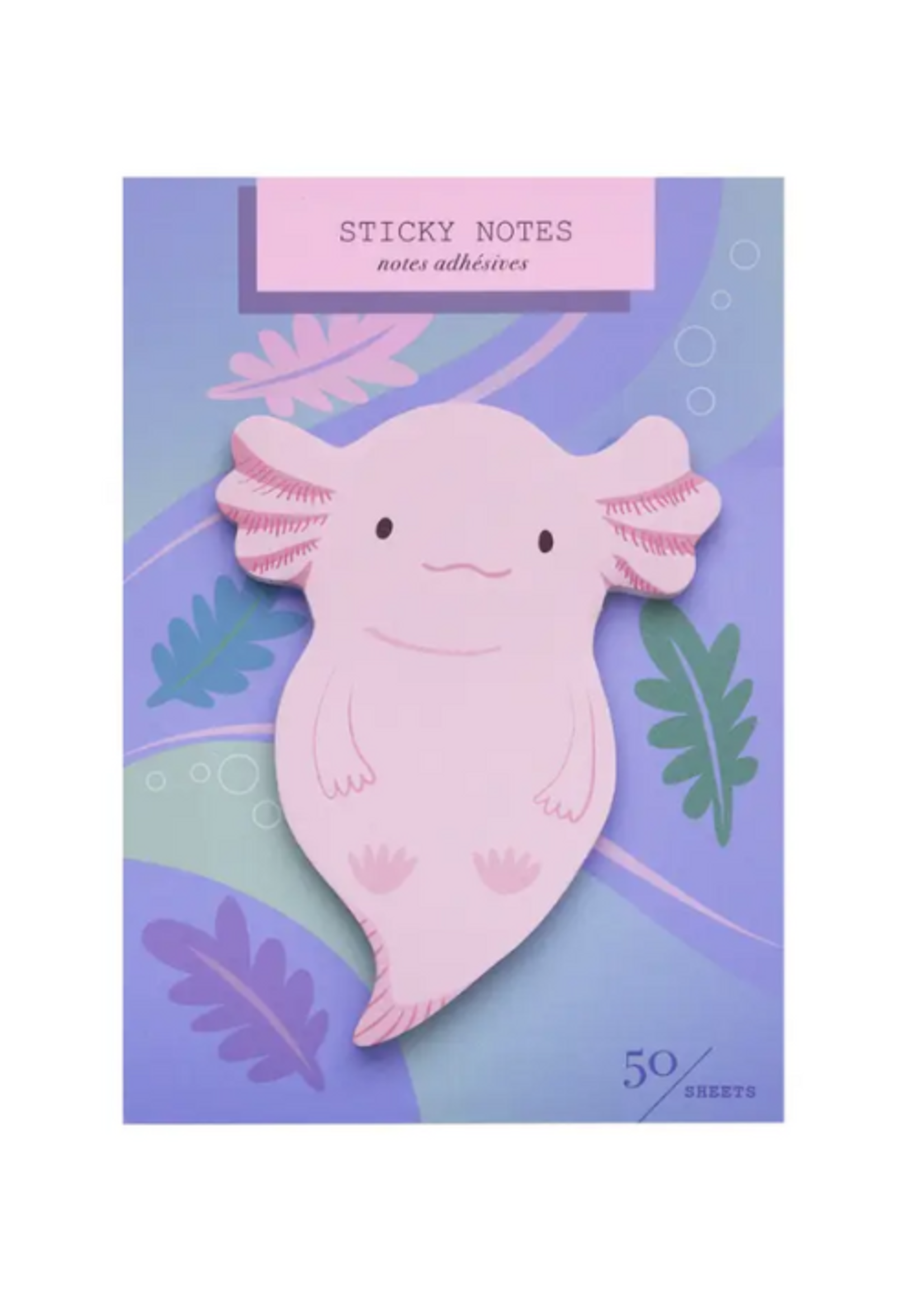 Girl of All Work Axolotl Sticky Notes