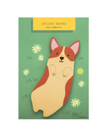 Girl of All Work Corgi Sticky Notes