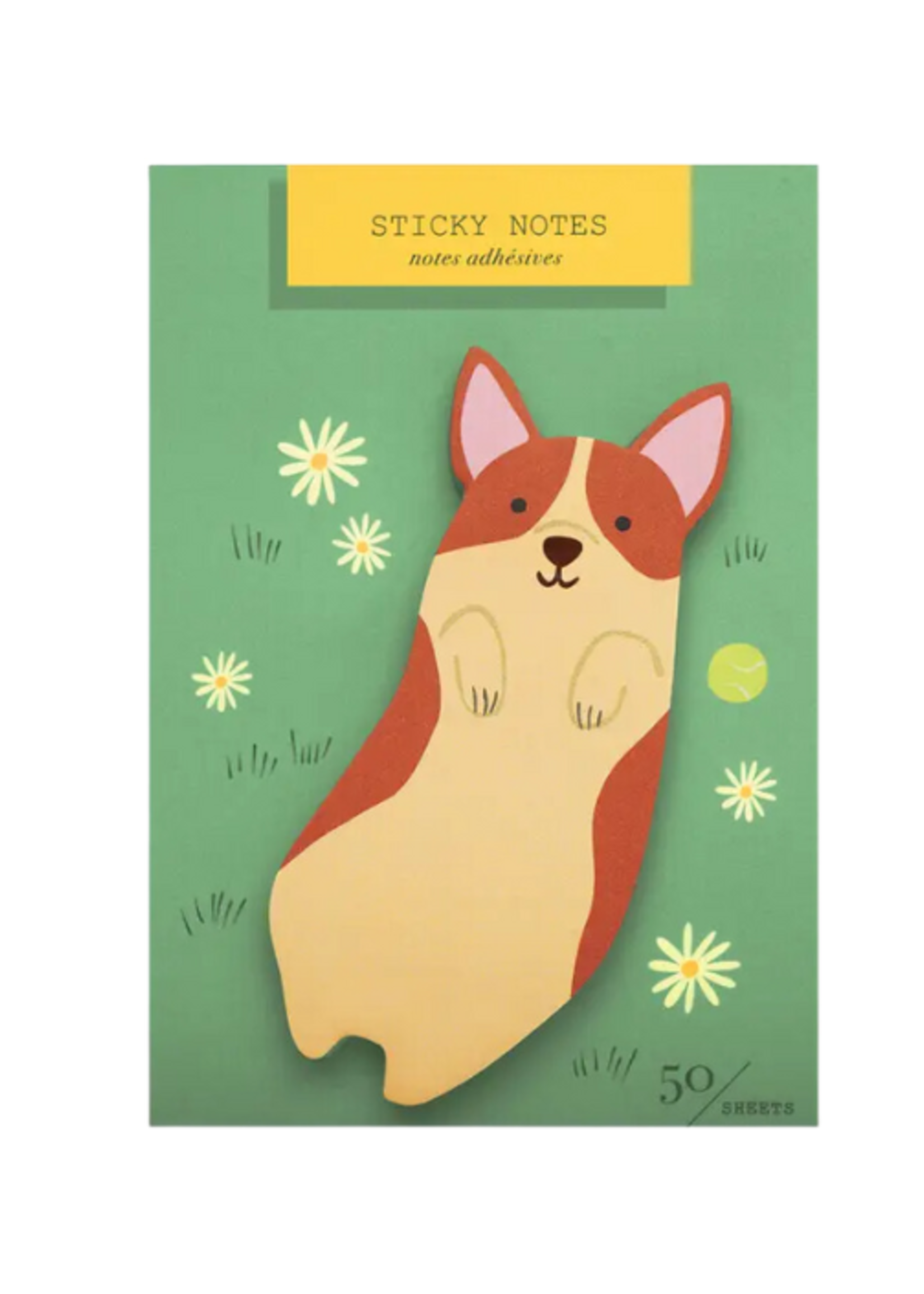 Girl of All Work Corgi Sticky Notes