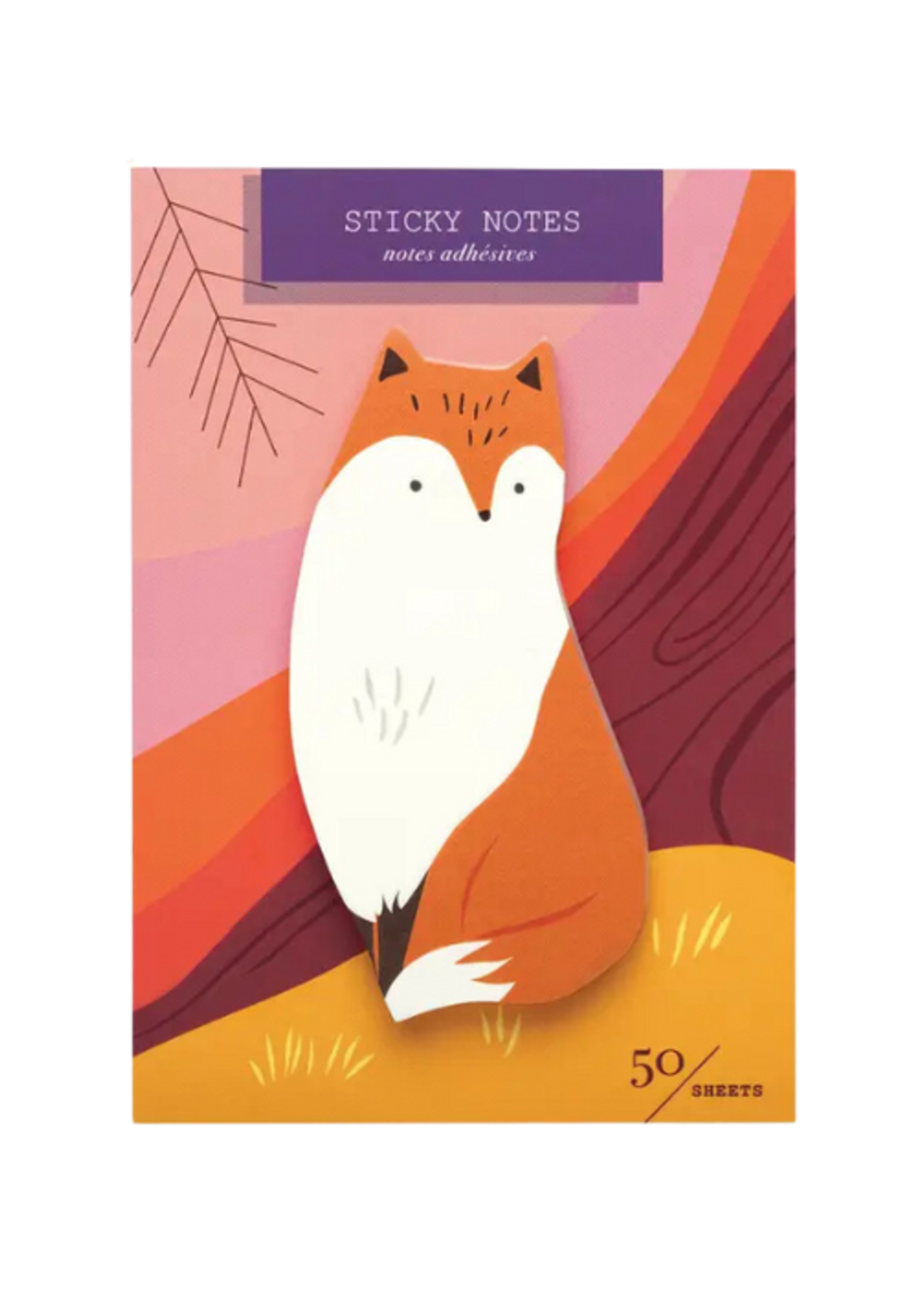 Girl of All Work Fox Sticky Notes