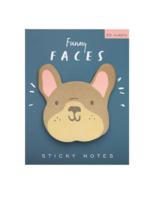Girl of All Work French Bulldog Sticky Notes