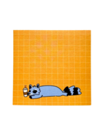 2Birds1Pencil Illustrations Homebody Raccoon Sticky Notes