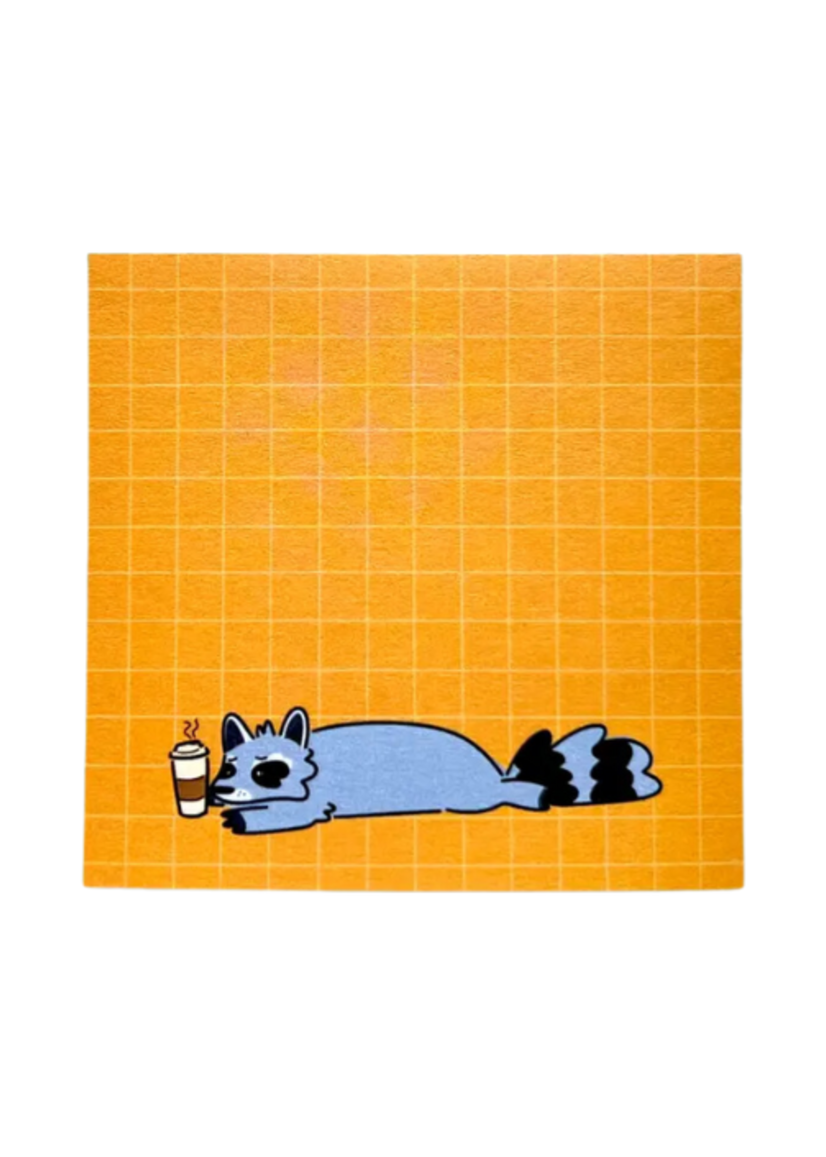 2Birds1Pencil Illustrations Homebody Raccoon Sticky Notes