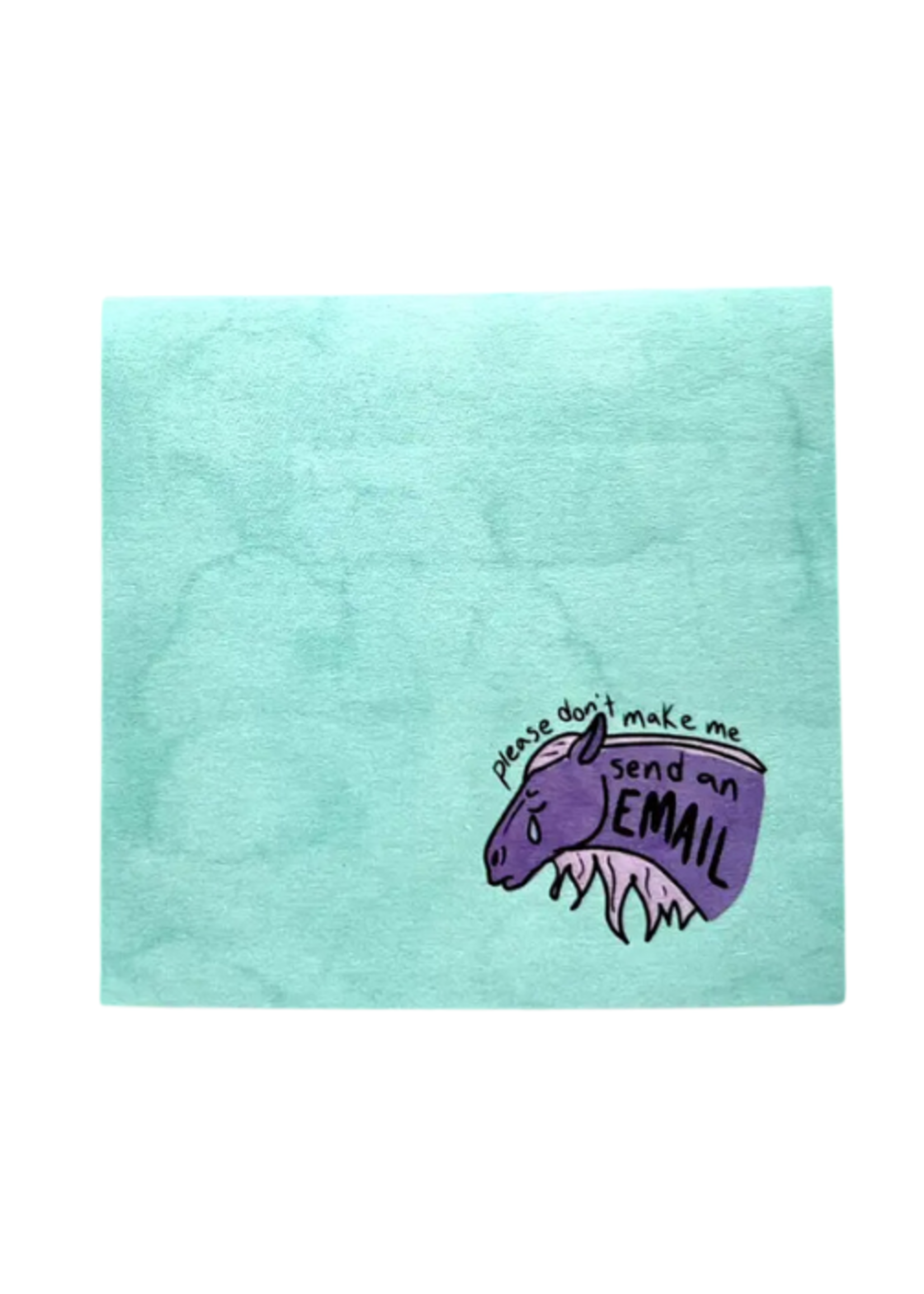 2Birds1Pencil Illustrations Don't Make Me Send an Email Horse Sticky Notes