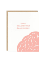 odd daughter paper co. Love Card - Brain Works
