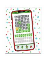 The Found Holiday Card - Wordle