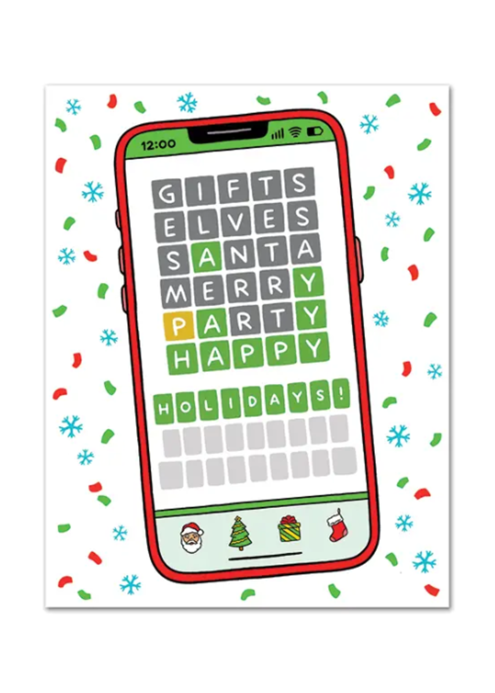 The Found Holiday Card - Wordle