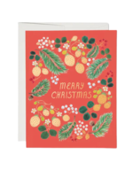 Red Cap Cards Holiday Card - Berry Christmas