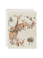 Red Cap Cards Holiday Card - Rudolph Auditions