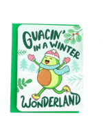 Turtle's Soup Holiday Card - Guacin' In A Winter Wonderland