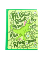 Turtle's Soup Holiday Card - Fa Rawr Rawr