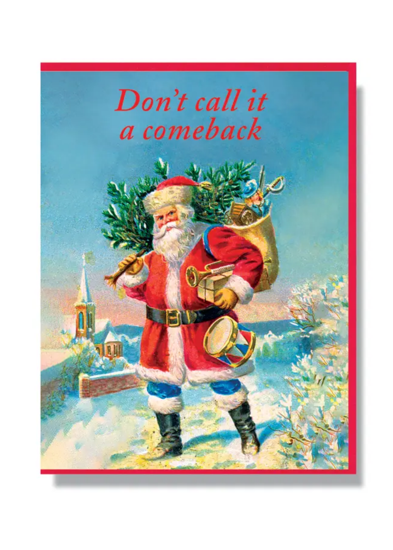 Smitten Kitten Holiday Card - Don't Call It A Comeback