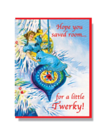 Smitten Kitten Holiday Card - A Little Twerky