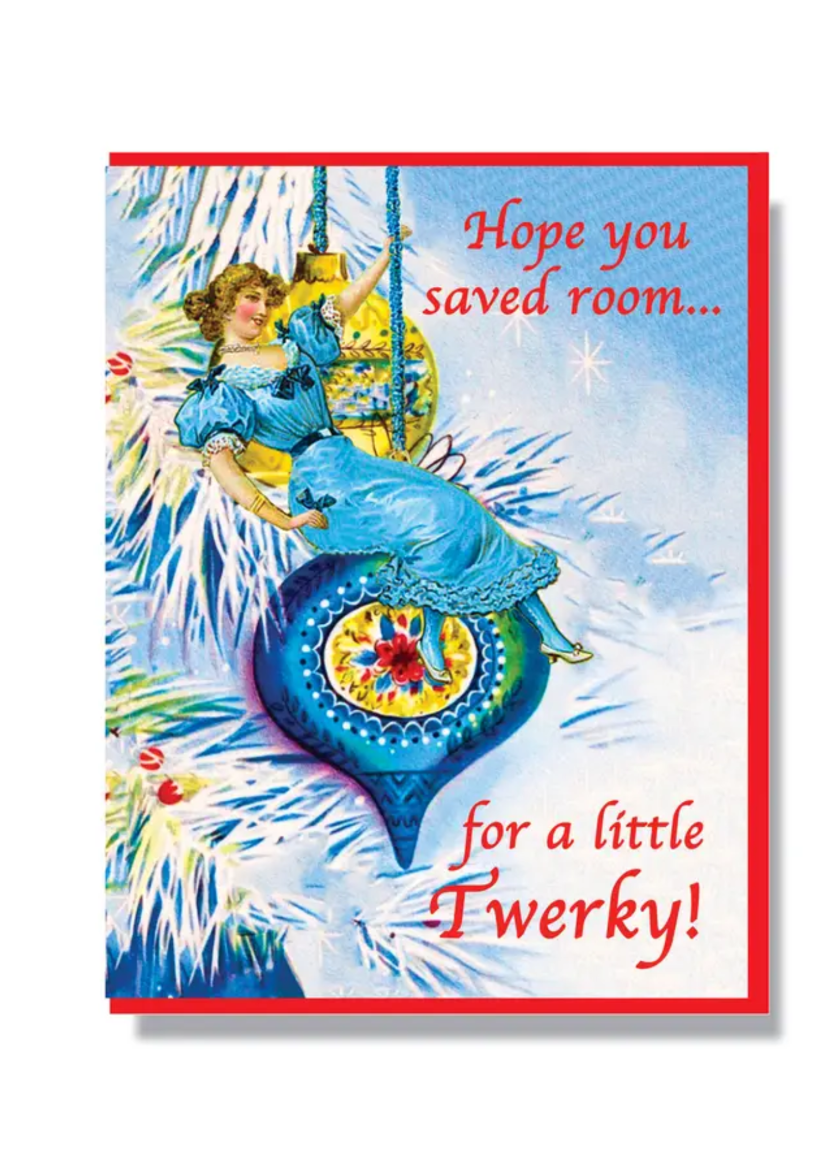 Smitten Kitten Holiday Card - A Little Twerky