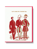 Smitten Kitten Holiday Card - Yuletide Gay