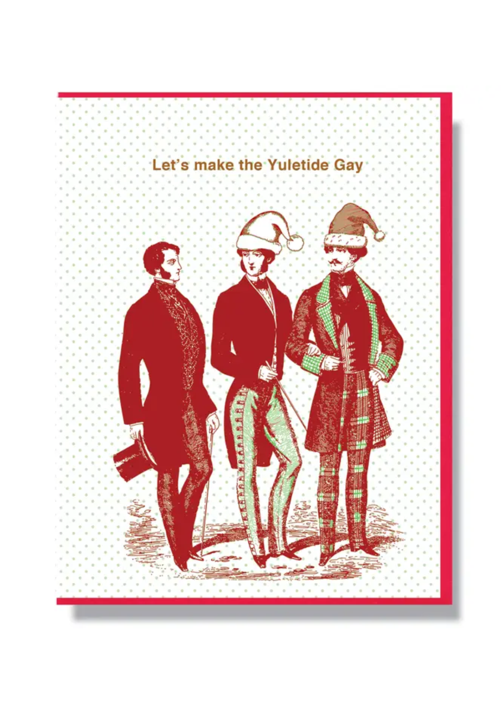 Smitten Kitten Holiday Card - Yuletide Gay