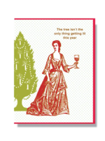 Smitten Kitten Holiday Card - Tree Getting Lit