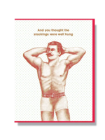 Smitten Kitten Holiday Card - Well Hung
